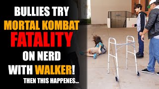 Bully Tries Mortal Kombat Fatality on Nerd, Then This Happens... | Sameer Bhavnani