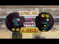 bowling with 1975 invader yellow dot bleeder 16lb columbia 300 bowlingwithrelics review vic amann