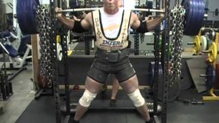 5-7-11 Free Squat 501 lbs + 150 lbs Hanging Chains