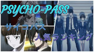 【アニメ】PSYCHO-PASS サイコパス人気キャラランキングtop10