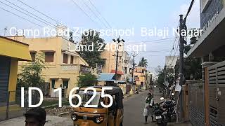 ID 1625  East TBM Camp RD Balaji Nagar Near 2400 sqft CMDA Land for sale