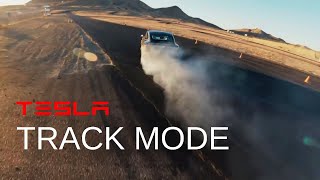 Tesla Model 3 tryb wyscigowy - track mode