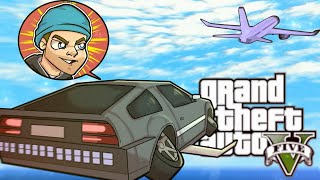 GTA 5 FUNNY MOMENTS - FLYING CARS HEIST!