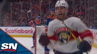 Panthers' Sam Bennett Displays Strong Individual Effort To Slip In Insurance Goal vs. Oilers