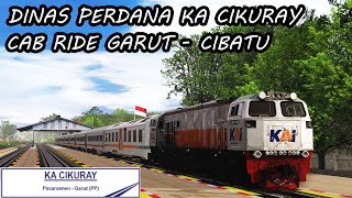 DINAS PERDANA KA CIKURAY DENGAN LOKOMOTIF CC 206 | TRAINZ SIMULATOR INDONESIA