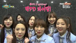 [Popcorn繁體中字] 141129 Lovelyz - Show Champion back stage