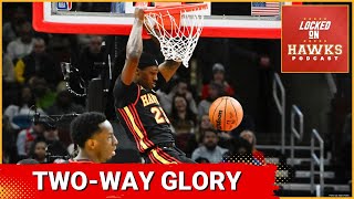 Keaton Wallace, Daeqwon Plowden, strong defense lead Atlanta Hawks to upset win over Chicago Bulls