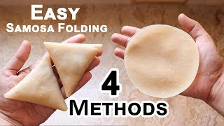 Samosa Folding Techniques - How to fold Samosa perfectly (Ramzan Special Recipe)