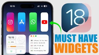 Best iOS 18 WIDGETS - You Must Have !