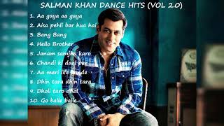 Salman khan's Top 10 Dance Hits - Best Of Salman Khan 90's (Vol 2.0)