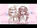 【小６女子２人で！】絵チャで合作イラスト描いたよーー！【みちちゃコラボ】