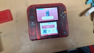 Crystal Red 2DS R4i 3DS works