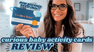 Curious Baby Activity Cards Review || EVERY NEW PARENT NEEDS THIS! Baby Developmental Activities!👶🏻