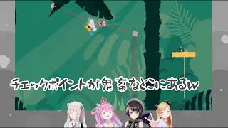 【ホロライブ切り抜き】無限落下していくスバちょこるなたん【大空スバル/癒月ちょこ/姫森ルーナ/獅白ぼたん】