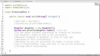 [Core Java] protected access modifier in Java