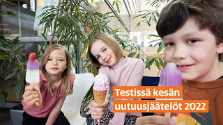 Arvostelussa kesän 2022 uudet jäätelöt