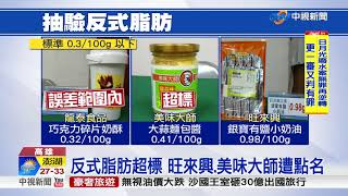 消保會抽驗烘焙原料 14%反式脂肪超標│中視新聞 20170824