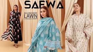 Safwa Lawn collection 2024 Rasberry Vol-04 Live Now