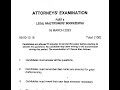 Attorneys Board Exams. Paper 4(Bookkeeping). March 2023 review