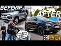 First in INDIA | Silver TATA Harrier ko humne banaya DARK edition Harrier