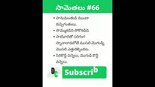 సామెతలు భాగం 66 | #trending #shorts #telusaa #devashricreations #samethalu