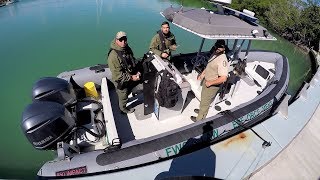 Pulled Over By FWC Officers On A Boat While Fishing From Land