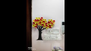 Tree Wall Decor Ideas | Switchboard Decoration Ideas