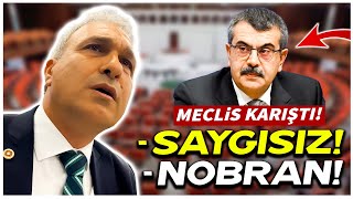 Suat Özçağdaş Milli Eğitim Bakanı Yusuf Tekin'in yüzüne baka baka hesap sordu! Meclis karıştı!