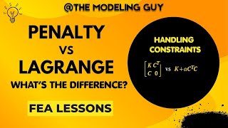 10 Key Differences Between Penalty and Lagrange Methods in FEA #fem #fea #mechanical #simulation