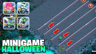 NOVO MINIGAME DE HALLOWEEN! OLIMPIADAS CLASH COM AS TROPAS ESPECIAIS DE HALLOWEEN NO CLASH OF CLANS!