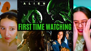the GIRLS REACT to *Alien (1979)* IT'S SO SCARY!! (First Time Watching) Horror Movies
