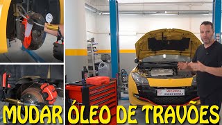 Renault Megane RS 250cv - Substituição do óleo de Travões DIY