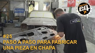 Paso a paso fabricamos una pieza de chapa #25 Temporada 4 Proyecto Ford Mustang 1968