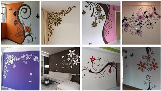 Latest Flower Wall Painting Ideas 2023 || 3D Wall Painting || Wall Painting Design Ideas