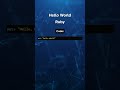 Hello World in Ruby #coding #gaming #code #coder #ruby #tutorial #developer #programming #helloworld