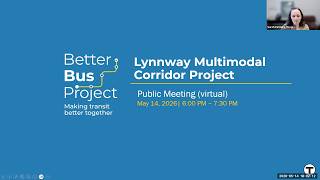 Lynnway Multimodal Corridor Project - Virtual Open House | May 14, 2026