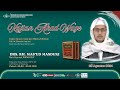 🔴LIVE  Kajian Qonun Asasi | Kitab Minal Mu'tamar ilal Mu''tamar  | Bersama Rais Syuriah PWNU DIY #1