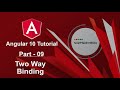 Angular 10 Tutorial - Two Way Binding