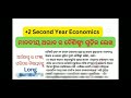 2 second year economics unit 1 chapter 1 full notes u0026 important questions u0026 answers