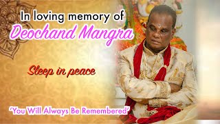 Deochand Mangra Funeral Service