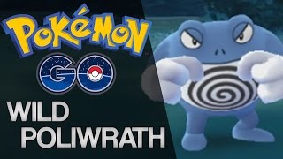 Catching a wild: Poliwrath [Pokemon Go]