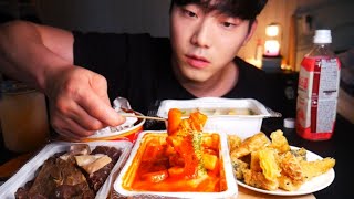 Eng)죠스떡볶이 세트 \u0026 닭강정 ASMR / Eating sound / Real Mukbang / korean tteokbokki / cheese