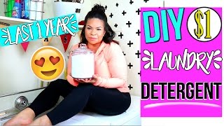 DIY DOLLAR TREE LAUNDRY DETERGENT + MY LAUNRY ROUTINE! SMELLS AMAZING & LASTS FOR 1 YEAR OR MORE