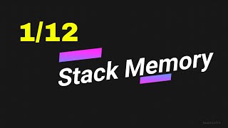 Stack Memory Part1 - Stack Memory Basics || Operating Systems || Linux || Memory Management in Linux