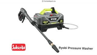 RYOBI 1,800 PSI 1.2 GPM Electric Pressure Washer 🧼