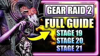 Full Guide \u0026 Walkthrough GEAR RAID 2 Stages 19, 20, \u0026 21 - Cultist EASY Strat ft. Bubba #WoR