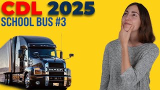 CDL School Bus Test 3 2025 (60 Questions with Explained Answers)