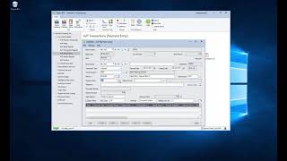 Sage 300cloud AP Payment Entry