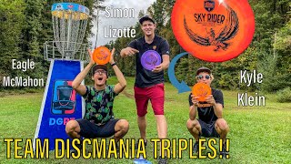 PLAYING ALTERNATE HOLE TRIPLES WITH EAGLE MCMAHON \u0026 KYLE KLEIN!! (new disc announcement)