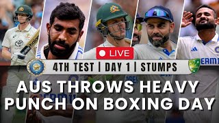 IND vs AUS: Australia Dominates Day 1 of The Boxing Day Test at MCG | BGT | #INDvsAUS